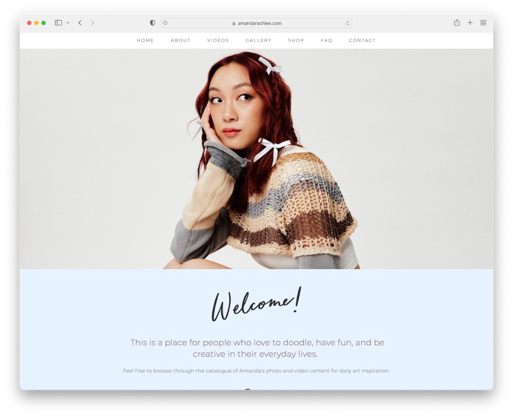 Kişisel Web Sitesi Örneği